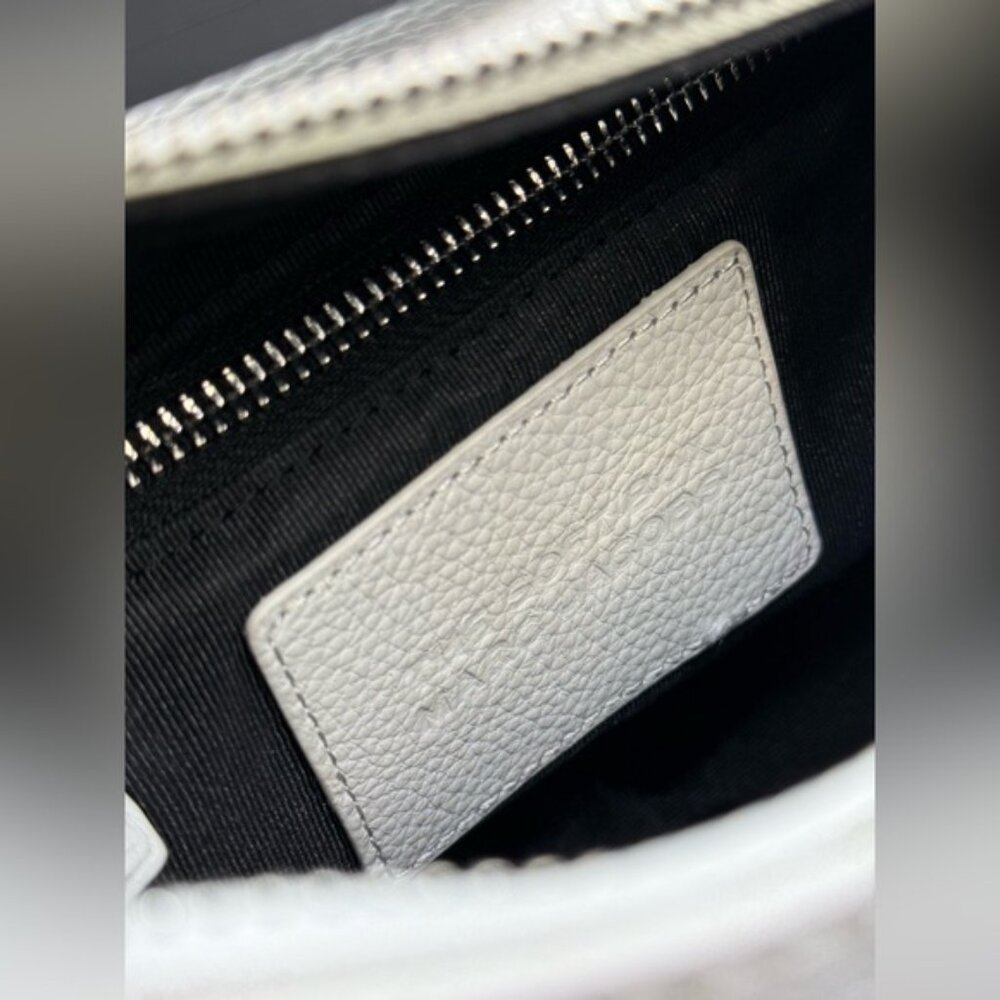 🆕 MARC JACOBS 🧿 NWT The Soft Box 23 - Black & White Leather - Picture 10 of 16